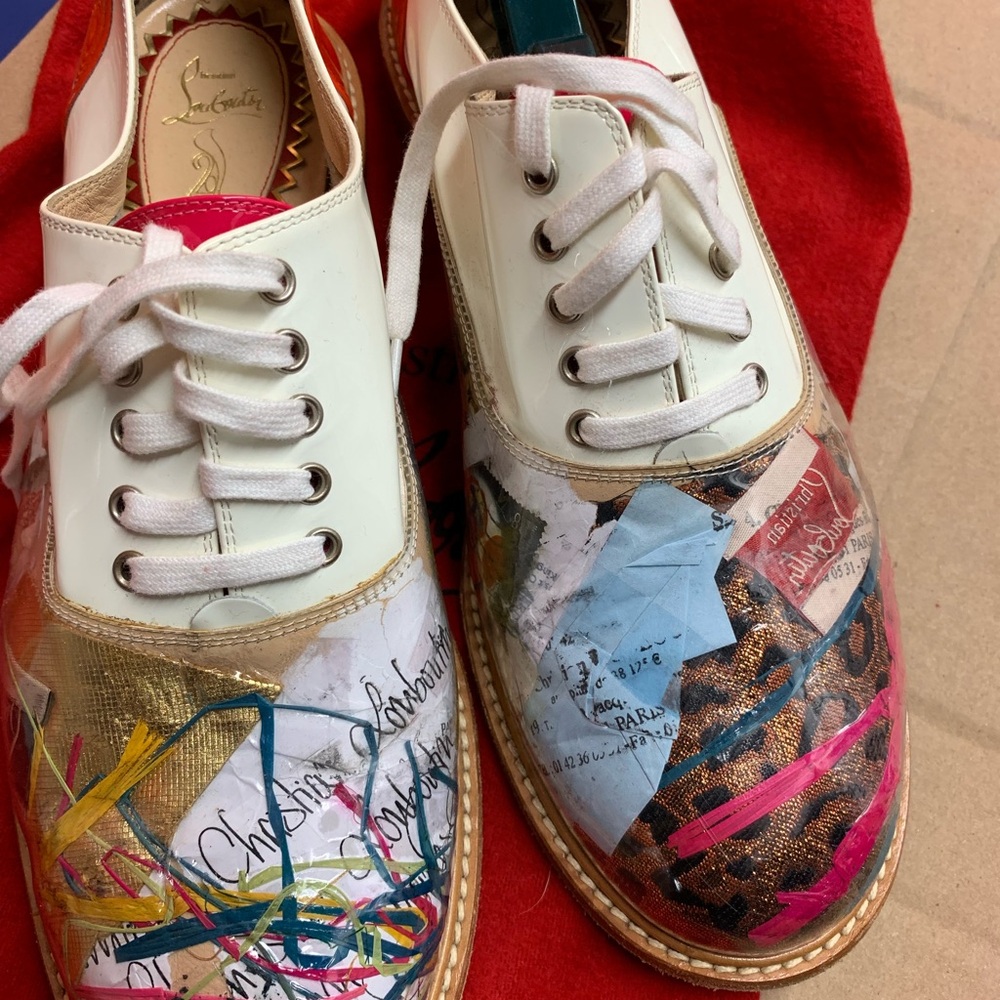 Christian Louboutin Colorful Graphic Sneakers